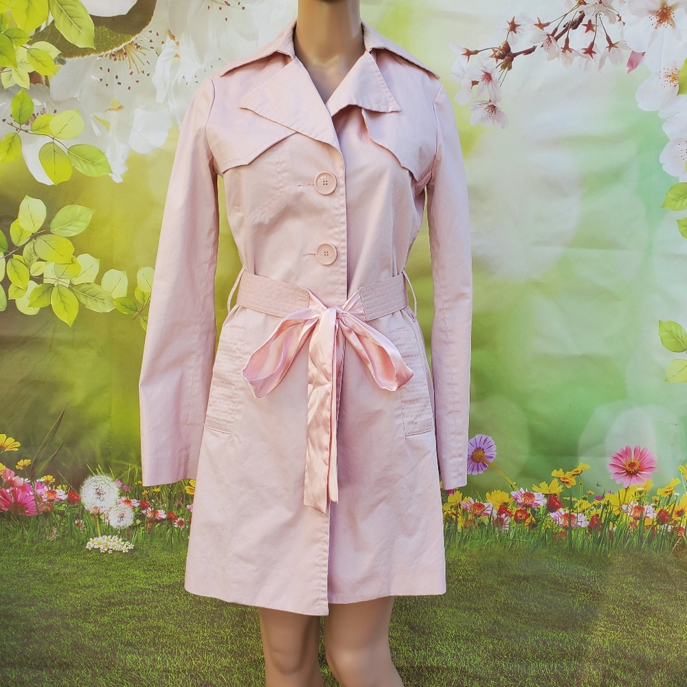 David bitton pink coat blazer size S korea: size small Us